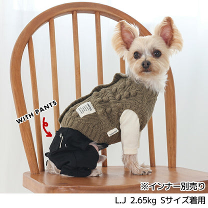 ポコポコナチュラルニット XS/S/M/L/XL/XXL TINOTITO -ティノティート- 犬服 ドッグウェア TT25AW tt251411