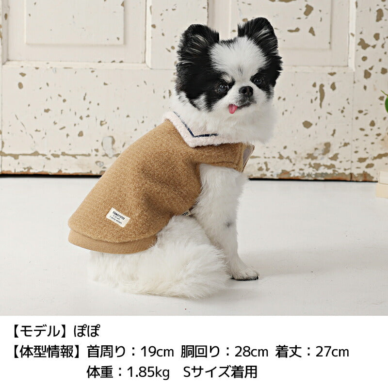 セーラーカラーアウター XS/S/M/L/XL/XXL TINOTITO -ティノティート- 犬服 ドッグウェア TT25AW tt251419