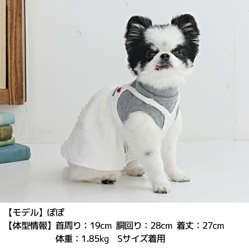 アンサンブルニットワンピ XS/S/M/L/XL/XXL TINOTITO -ティノティート- 犬服 ドッグウェア TT25AW tt251420