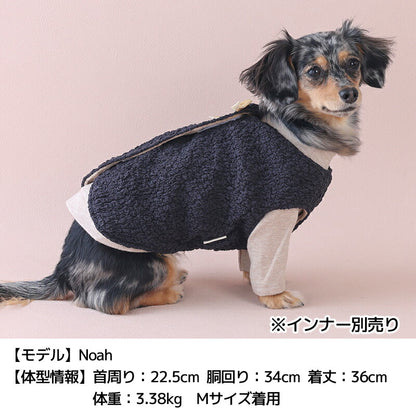 背開きエンボスベスト XS/S/M/L/XL/XXL TINOTITO -ティノティート- 犬服 ドッグウェア TT25AW tt251432