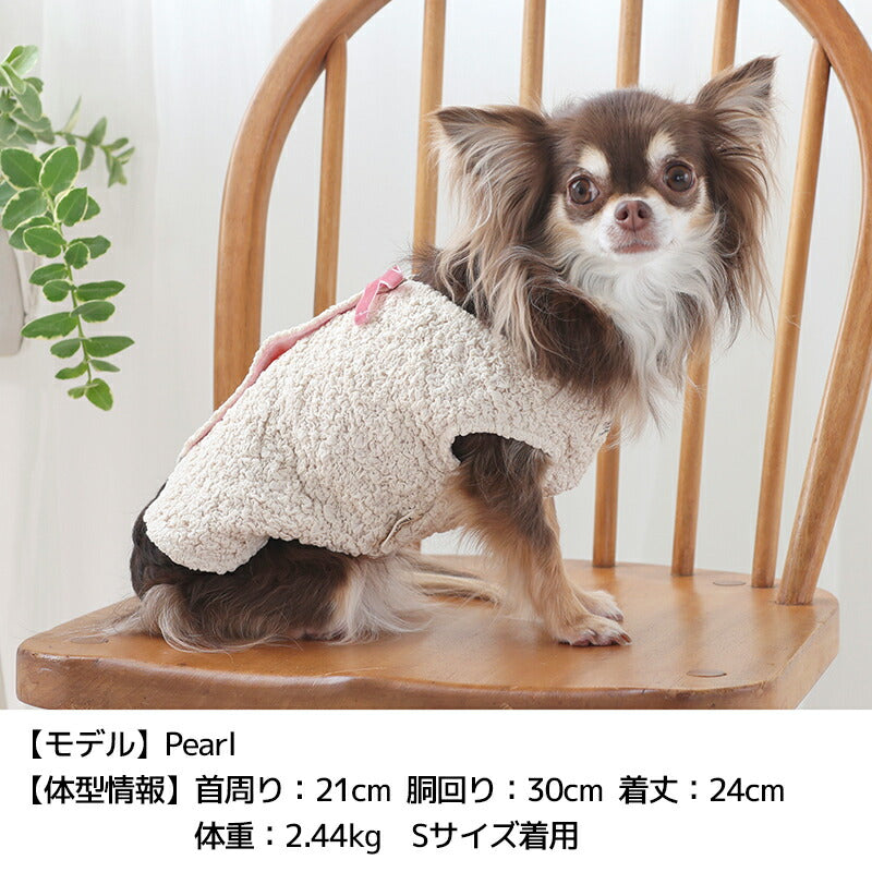 背開きエンボスベスト XS/S/M/L/XL/XXL TINOTITO -ティノ