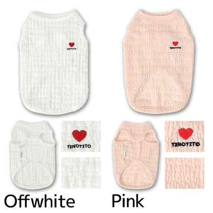 ボコボコストレッチタンク XS/S/M/L/XL/XXL TINOTITO -ティノティート- 犬服 ドッグウェア TT26SS tt261440