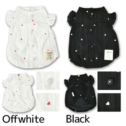 フリル袖バルーンタンク XS/S/M/L/XL/XXL TINOTITO -ティノティート- 犬服 ドッグウェア TT26SS tt261444