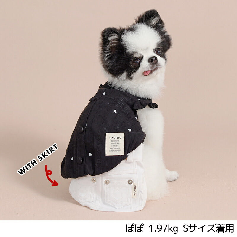 フリル袖バルーンタンク XS/S/M/L/XL/XXL TINOTITO -ティノティート- 犬服 ドッグウェア TT26SS tt261444