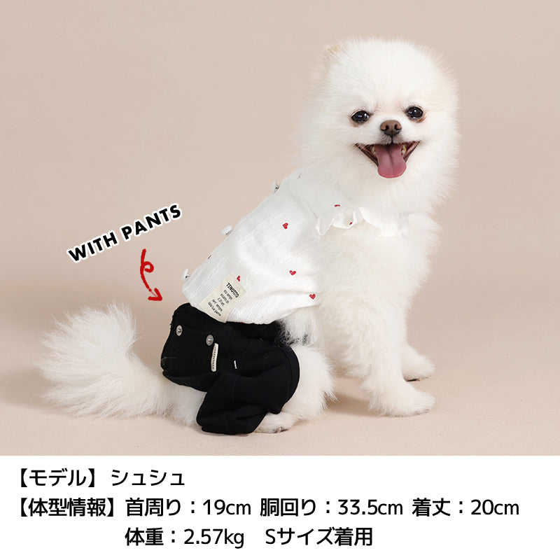 フリル袖バルーンタンク XS/S/M/L/XL/XXL TINOTITO -ティノティート- 犬服 ドッグウェア TT26SS tt261444