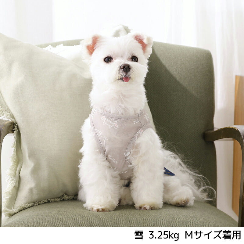 牛さん透かしタンク XS/S/M/L/XL/XXL TINOTITO -ティノティート- 犬服