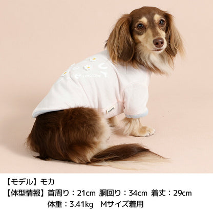 小花アップリケTシャツ XS/S/M/L/XL/XXL TINOTITO -ティノティート- 犬服 ドッグウェア TT26SS tt261449