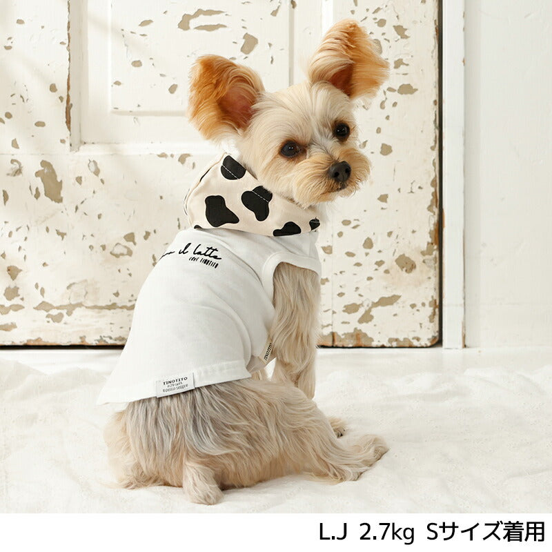 牛柄フードパーカ XS/S/M/L/XL/XXL TINOTITO -ティノティート- 犬服 ドッグウェア TT26SS tt261451
