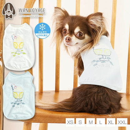 レモンジュースメッシュタンク XS/S/M/L/XL/XXL TINOTITO -ティノティート- 犬服 ドッグウェア TT26SS tt261455