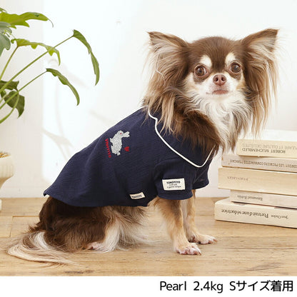 背開きパジャマ風シャツ XS/S/M/L/XL/XXL TINOTITO -ティノティート- 犬服 ドッグウェア TT26SS tt261458