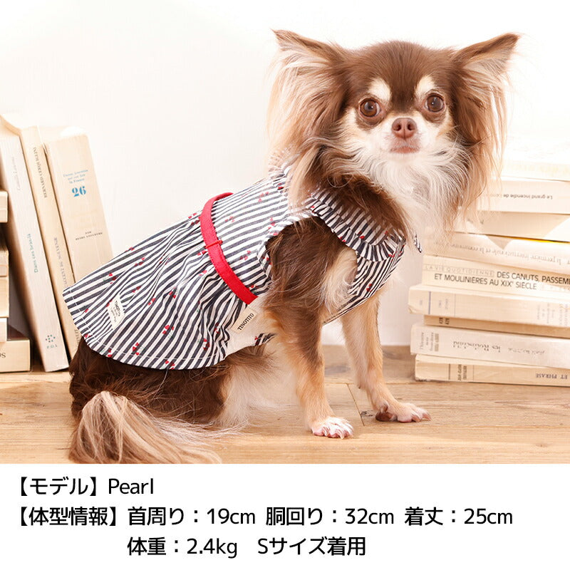 小花ストライプワンピ XS/S/M/L/XL/XXL TINOTITO -ティノティート- 犬服 ドッグウェア TT26SS tt261459