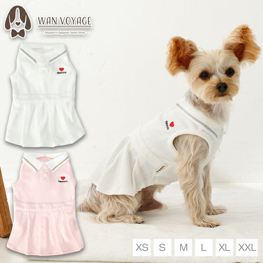スポーティープリーツワンピ XS/S/M/L/XL/XXL TINOTITO -ティノティート- 犬服 ドッグウェア TT26SS tt261462