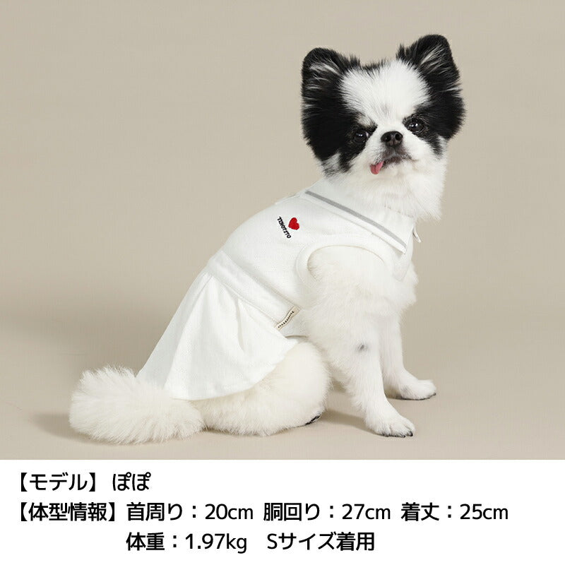 スポーティープリーツワンピ XS/S/M/L/XL/XXL TINOTITO -ティノティート- 犬服 ドッグウェア TT26SS tt261462