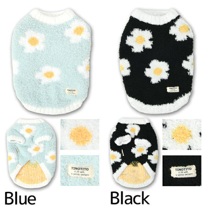 フラワーマシュマロニット XS/S/M/L/XL/XXL TINOTITO -ティノティート- あったか 犬服 ドッグウェア TT26AW tt261471