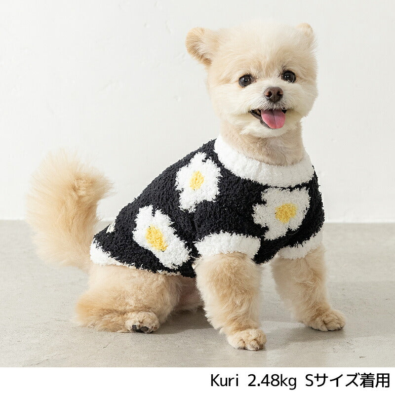 フラワーマシュマロニット XS/S/M/L/XL/XXL TINOTITO -ティノティート- あったか 犬服 ドッグウェア TT26AW tt261471