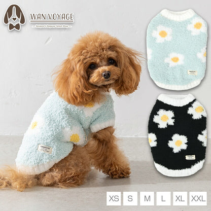フラワーマシュマロニット XS/S/M/L/XL/XXL TINOTITO -ティノティート- あったか 犬服 ドッグウェア TT26AW tt261471