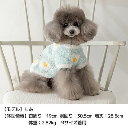 フラワーマシュマロニット XS/S/M/L/XL/XXL TINOTITO -ティノティート- あったか 犬服 ドッグウェア TT26AW tt261471