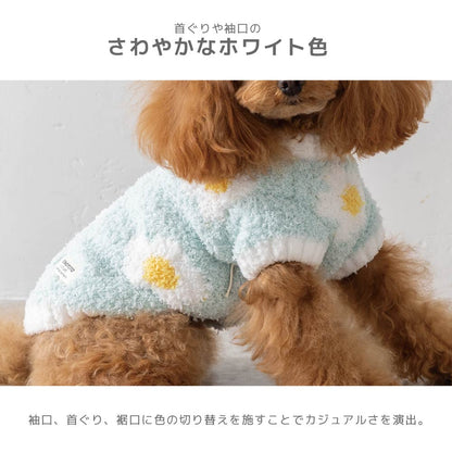 フラワーマシュマロニット XS/S/M/L/XL/XXL TINOTITO -ティノティート- あったか 犬服 ドッグウェア TT26AW tt261471