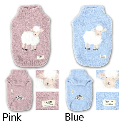 ひつじさんマシュマロニット XS/S/M/L/XL/XXL TINOTITO -ティノティート- あったか 犬服 ドッグウェア TT26AW tt261472