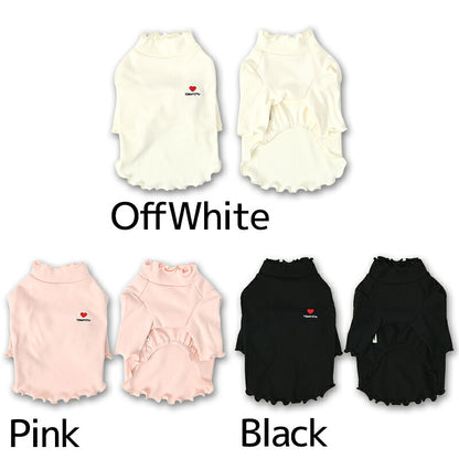 ワンポイントメローTシャツ XS/S/M/L/XL/XXL TINOTITO -ティノティート- カシミヤタッチ 犬服 ドッグウェア TT26AW tt261483