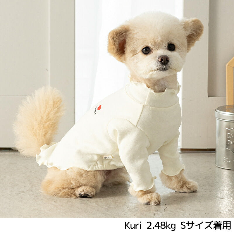 ワンポイントメローTシャツ XS/S/M/L/XL/XXL TINOTITO -ティノティート- カシミヤタッチ 犬服 ドッグウェア TT26AW tt261483