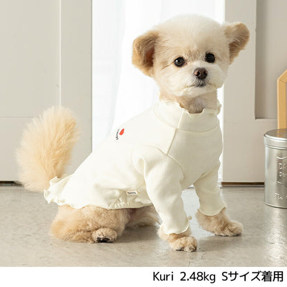 ワンポイントメローTシャツ XS/S/M/L/XL/XXL TINOTITO -ティノティート- カシミヤタッチ 犬服 ドッグウェア TT26AW tt261483