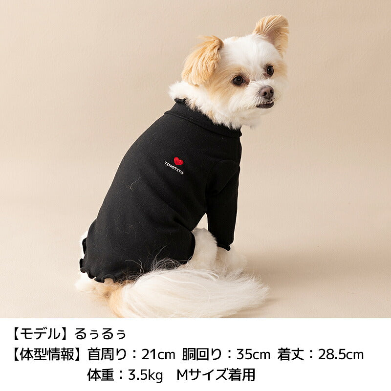 ワンポイントメローTシャツ XS/S/M/L/XL/XXL TINOTITO -ティノティート- カシミヤタッチ 犬服 ドッグウェア TT26AW tt261483