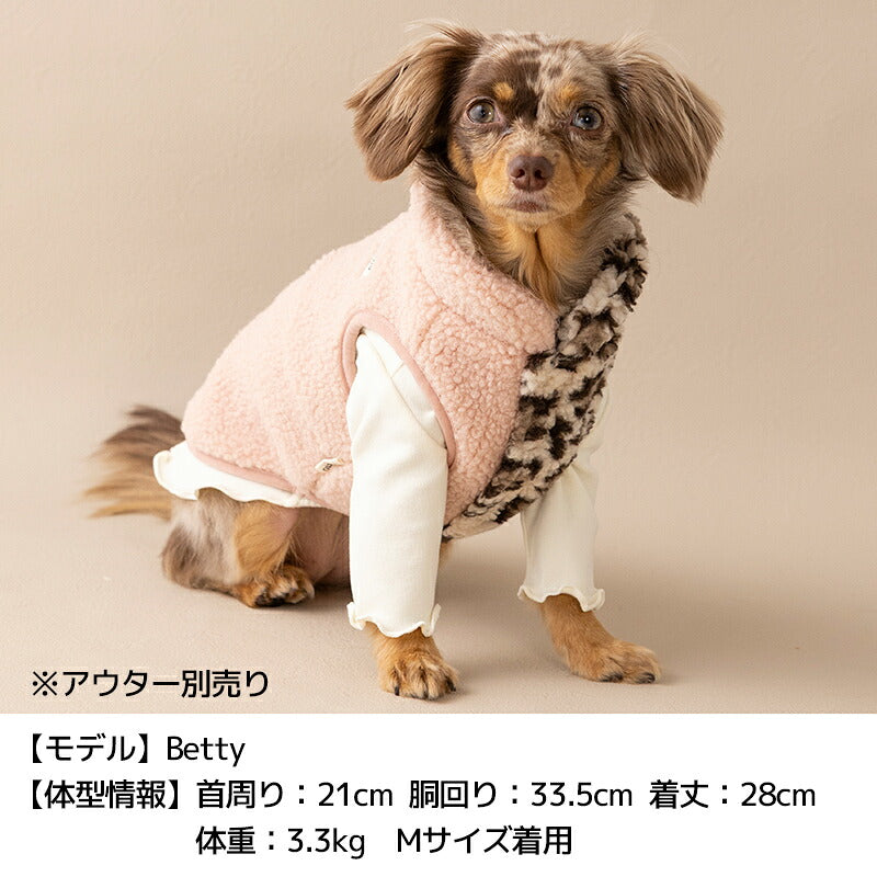 ワンポイントメローTシャツ XS/S/M/L/XL/XXL TINOTITO -ティノティート- カシミヤタッチ 犬服 ドッグウェア TT26AW tt261483