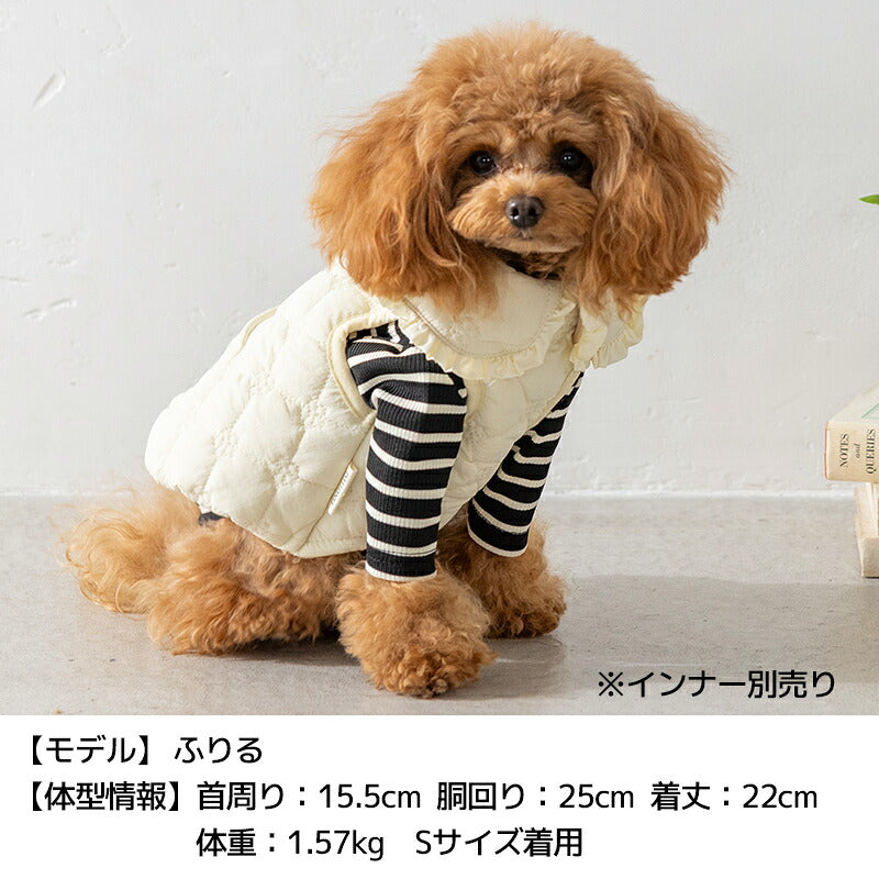 花柄キルトアウター XS/S/M/L/XL/XXL TINOTITO -ティノティート- 犬服 ドッグウェア TT26AW tt261491
