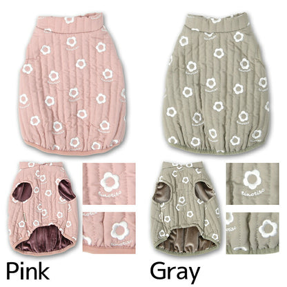 花柄刺しゅうアウター XS/S/M/L/XL/XXL TINOTITO -ティノティート- 犬服 ドッグウェア TT26AW tt261493