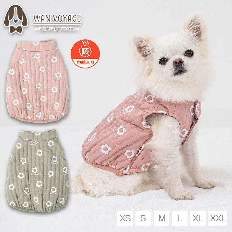 花柄刺しゅうアウター XS/S/M/L/XL/XXL TINOTITO -ティノティート- 犬服 ドッグウェア TT26AW tt261493