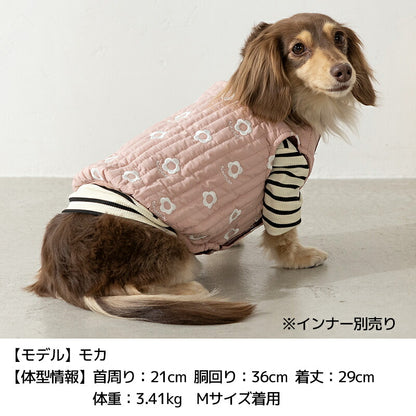 花柄刺しゅうアウター XS/S/M/L/XL/XXL TINOTITO -ティノティート- 犬服 ドッグウェア TT26AW tt261493