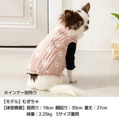 花柄刺しゅうアウター XS/S/M/L/XL/XXL TINOTITO -ティノティート- 犬服 ドッグウェア TT26AW tt261493