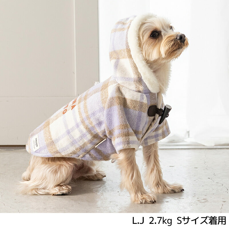 チェックボアアウター XS/S/M/L/XL/XXL TINOTITO -ティノティート- 犬服 ドッグウェア TT26AW tt261494