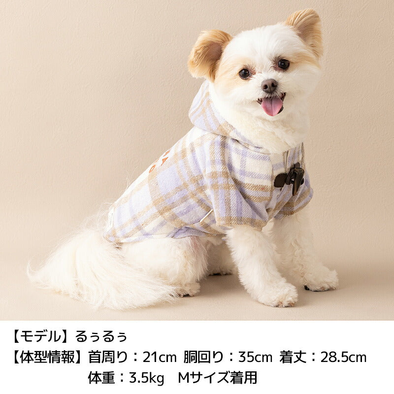 チェックボアアウター XS/S/M/L/XL/XXL TINOTITO -ティノティート- 犬服 ドッグウェア TT26AW tt261494