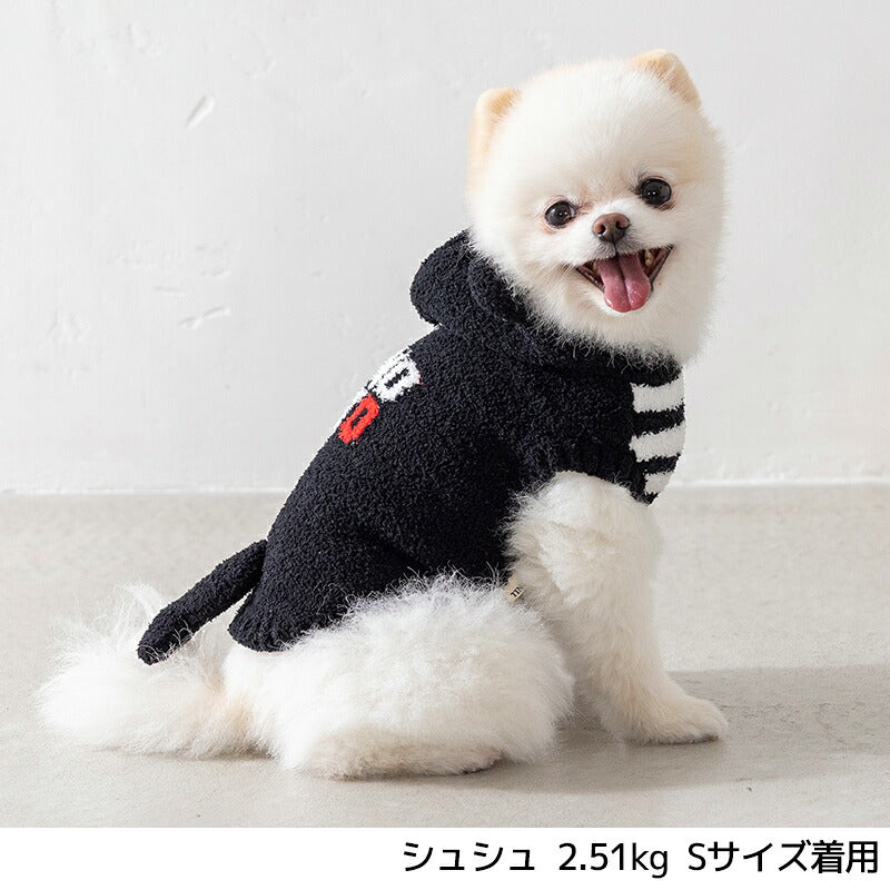 黒猫マシュマロニット XS/S/M/L/XL/XXL TINOTITO -ティノティート- ハロウィン 犬服 ドッグウェア TT26AW tt261496