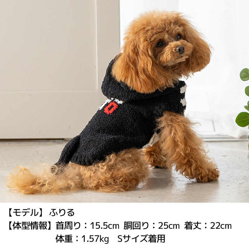 黒猫マシュマロニット XS/S/M/L/XL/XXL TINOTITO -ティノティート- ハロウィン 犬服 ドッグウェア TT26AW tt261496