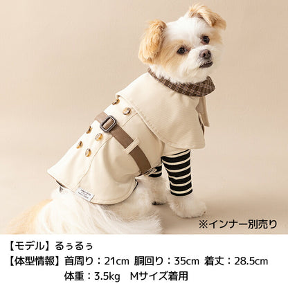 ケープ風アウター XS/S/M/L/XL/XXL TINOTITO -ティノティート- 重ね着ＯＫ 犬服 ドッグウェア TT26AW tt261498