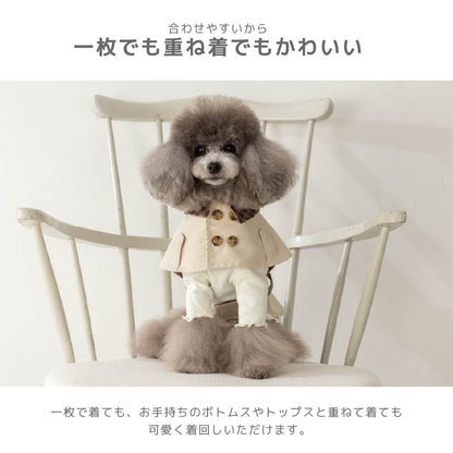 ケープ風アウター XS/S/M/L/XL/XXL TINOTITO -ティノティート- 重ね着ＯＫ 犬服 ドッグウェア TT26AW tt261498