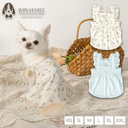 うさぎ柄ワンピ XS/S/M/L/XL/XXL Un TouTou -アントゥトゥ- 犬用 UT25SS ut251004