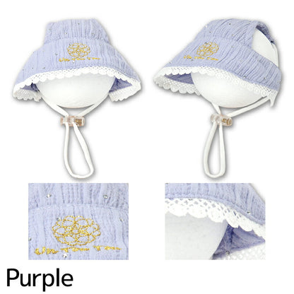 きらきらストーンレース帽子 S/M/L Un TouTou -アントゥトゥ- 犬用 UT25SS ut252022
