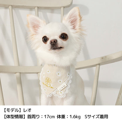 デイジー柄ストライプスタイ S/M/L Un TouTou -アントゥトゥ- 犬用 UT25SS ut252026