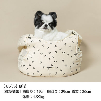 リボン柄スリングバッグ F Un TouTou -アントゥトゥ- 犬用 UT25SS ut258040