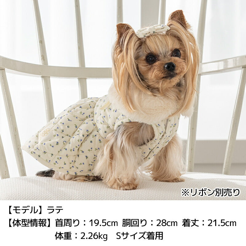 ファー付きワンピアウター XS/S/M/L/XL/XXL/DS/DM Un TouTou -アントゥトゥ- 犬服 ドッグウェア UT25AW ut251062