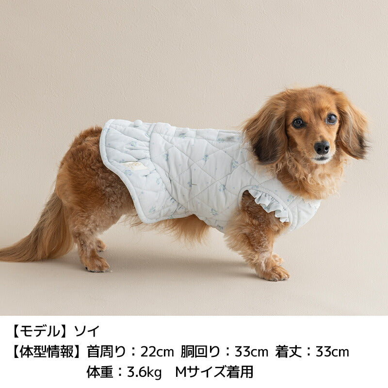 キルトワンピアウター XS/S/M/L/XL/XXL/DS/DM Un TouTou -アントゥトゥ- 犬服 ドッグウェア UT25AW ut251071