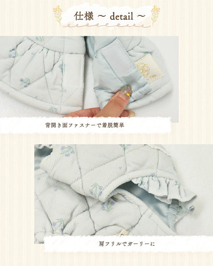 キルトワンピアウター XS/S/M/L/XL/XXL/DS/DM Un TouTou -アントゥトゥ- 犬服 ドッグウェア UT25AW ut251071