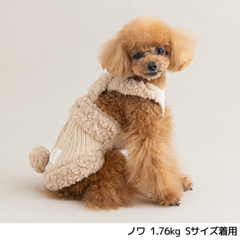 しっぽ付きサロペット XS/S/M/L/XL/XXL/DS/DM Un TouTou -アントゥトゥ- 犬服 ドッグウェア UT25AW ut251076