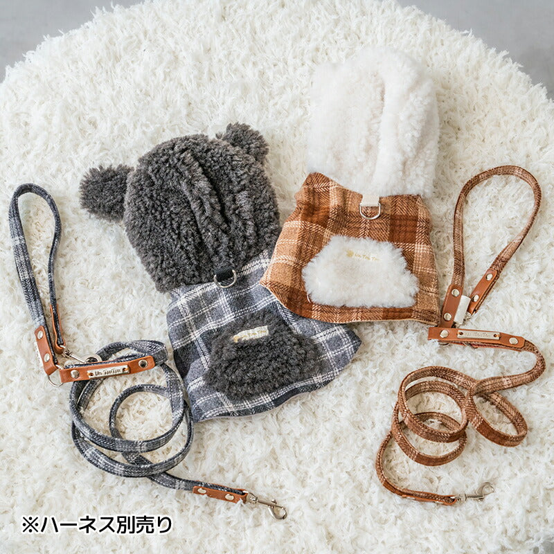 チェック柄リード S/M Un TouTou -アントゥトゥ- 犬用 UT25AW