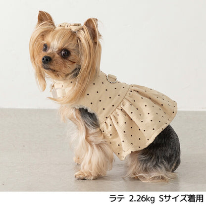 ドット柄ハーネス XS/S/M/L Un TouTou -アントゥトゥ- 犬用 UT25AW ut259086