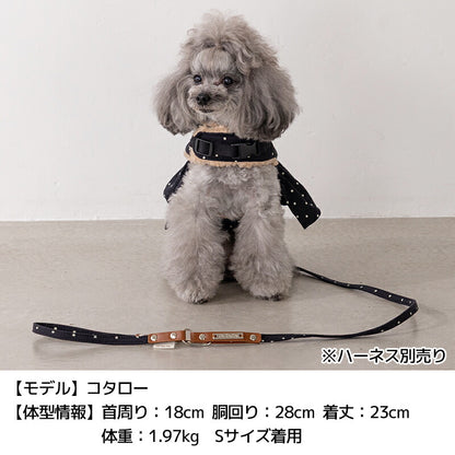 ドット柄リード S/M Un TouTou -アントゥトゥ- 犬用 UT25AW ut259087